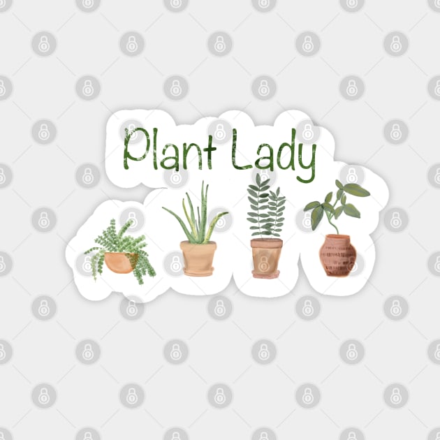 Plant lady Sticker by Harpleydesign